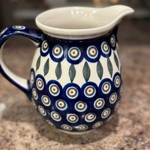 Polish Pottery Small Pitcher